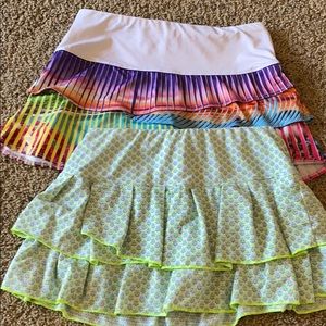 Lucky in love tennis skirts